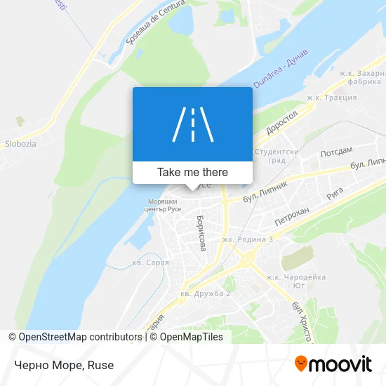 Карта Черно Море