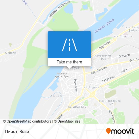Карта Пирот