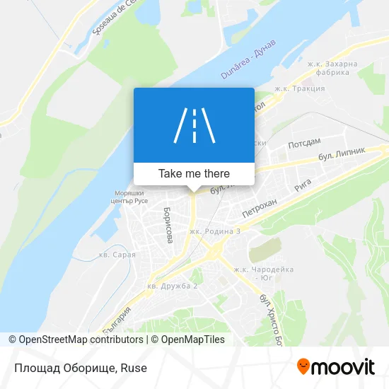 Карта Площад Оборище