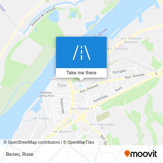 Велес map