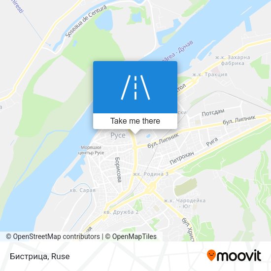 Бистрица map
