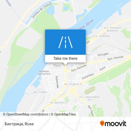 Карта Бистрица