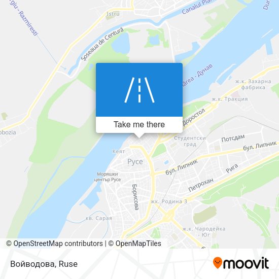 Войводова map
