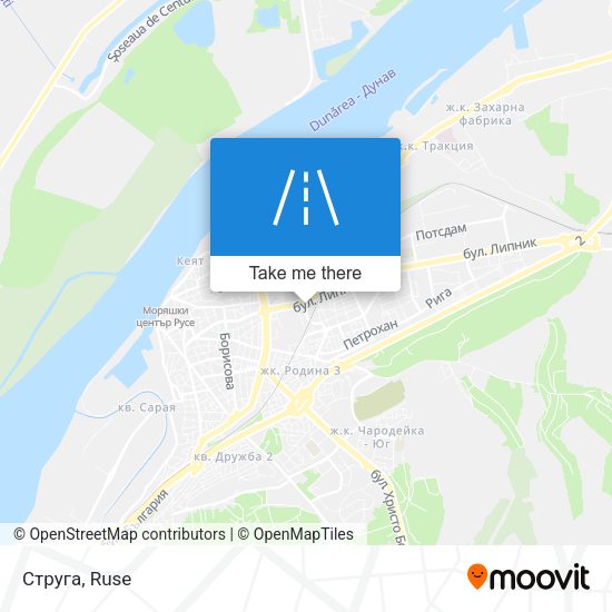 Струга map