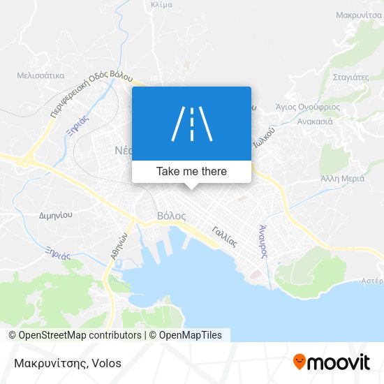 Μακρυνίτσης map