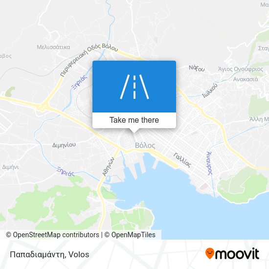 Παπαδιαμάντη map