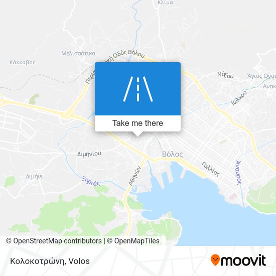 Κολοκοτρώνη map