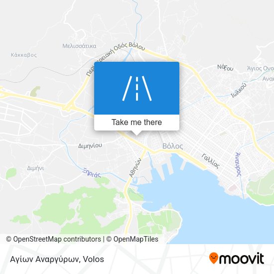 Αγίων Αναργύρων map
