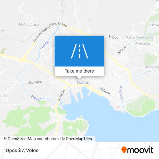 Θρακών map