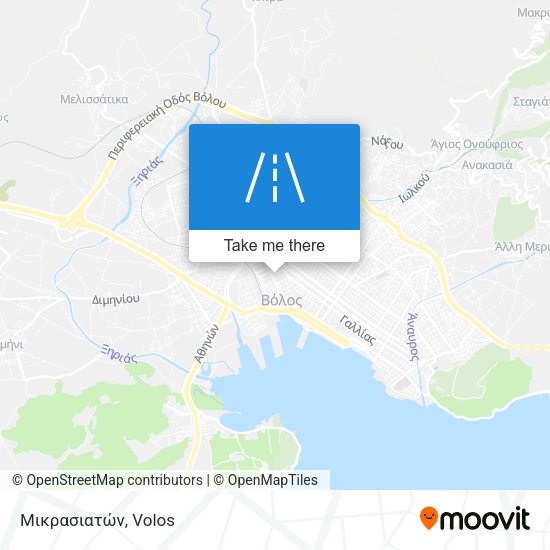 Μικρασιατών map