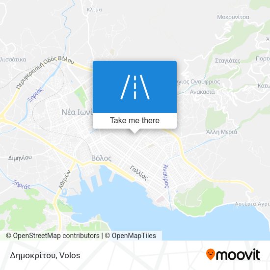 Δημοκρίτου map