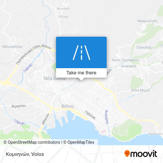 Κομνηνών map
