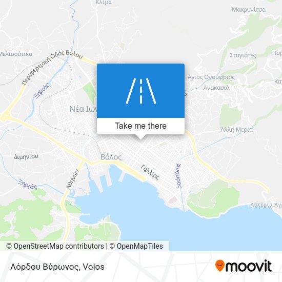 Λόρδου Βύρωνος map