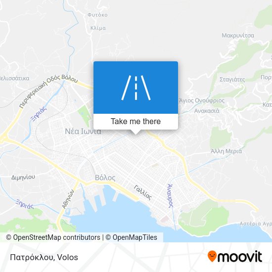 Πατρόκλου map