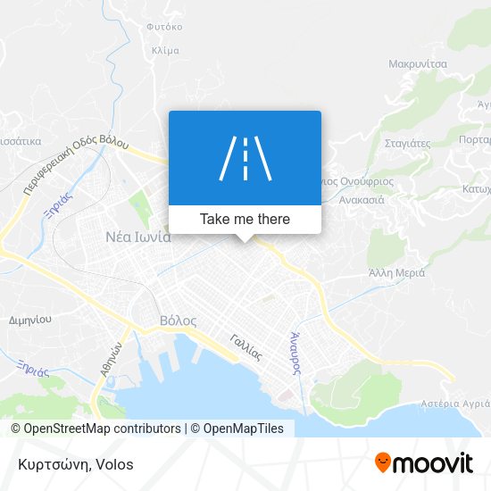 Κυρτσώνη map