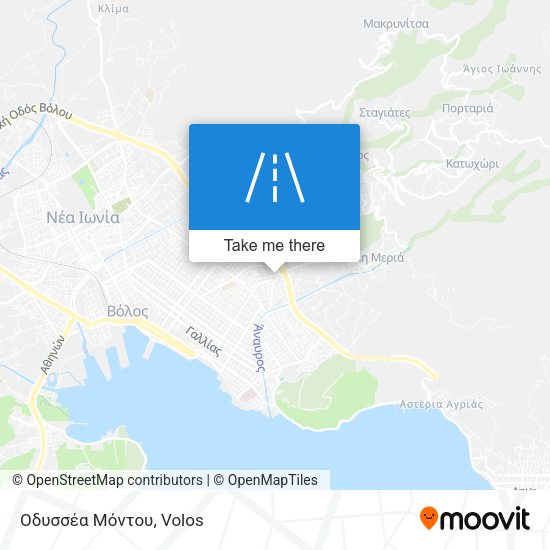 Οδυσσέα Μόντου map