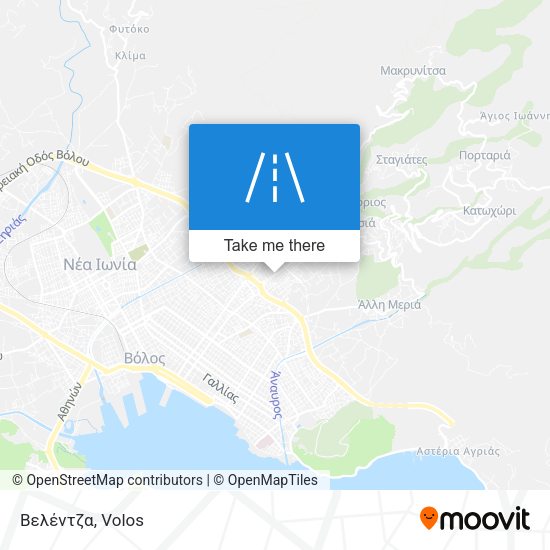 Βελέντζα map