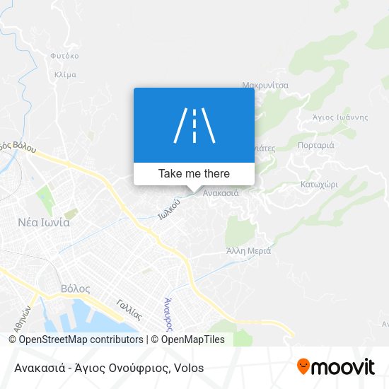 Ανακασιά - Άγιος Ονούφριος map