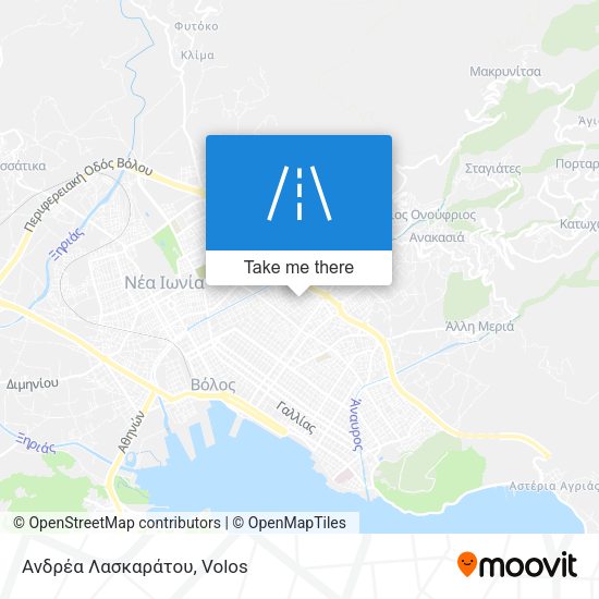 Ανδρέα Λασκαράτου map