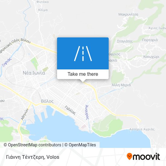 Γιάννη Τέντζερη map