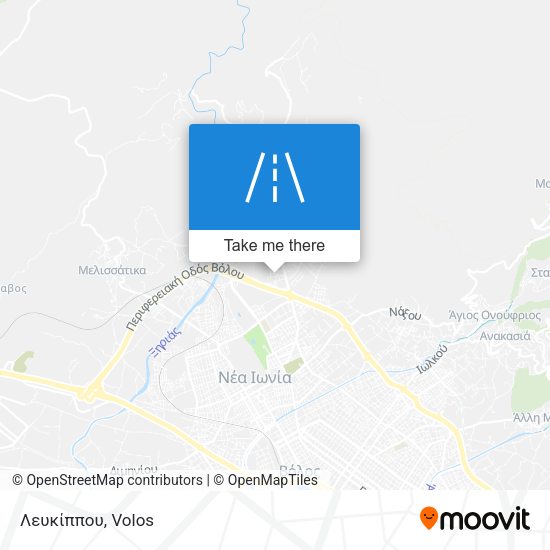 Λευκίππου map