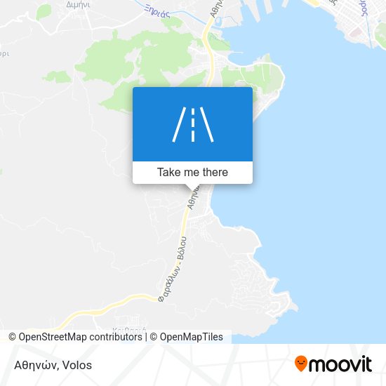 Αθηνών map