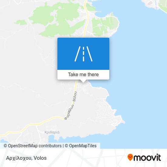 Αρχίλοχου map