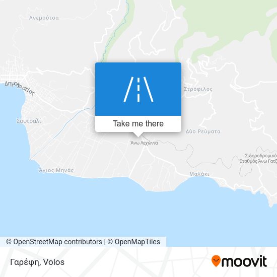 Γαρέφη map