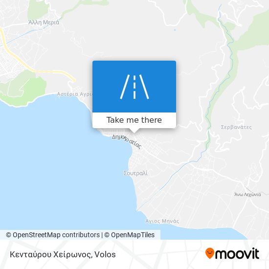 Κενταύρου Χείρωνος map