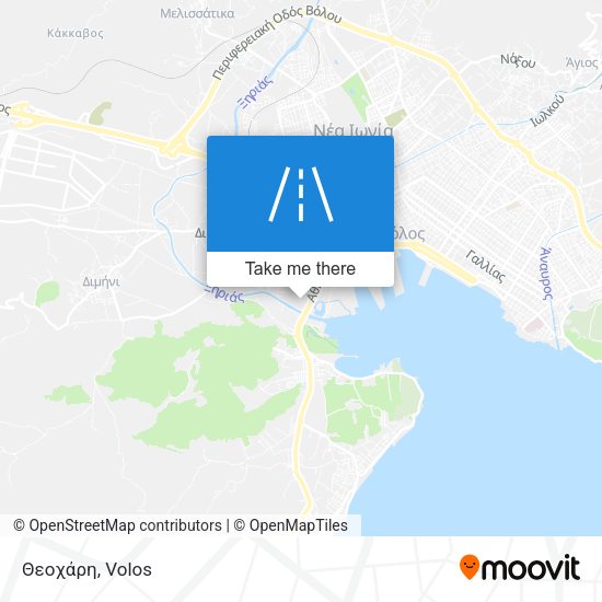 Θεοχάρη map