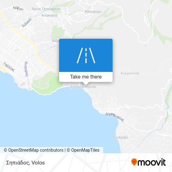 Σηπιάδος map