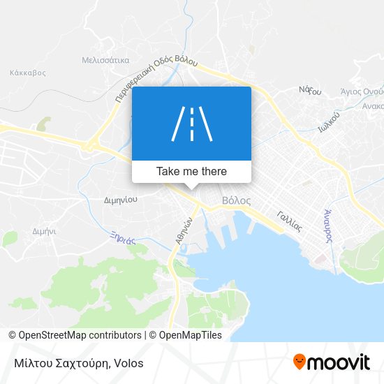Μίλτου Σαχτούρη map