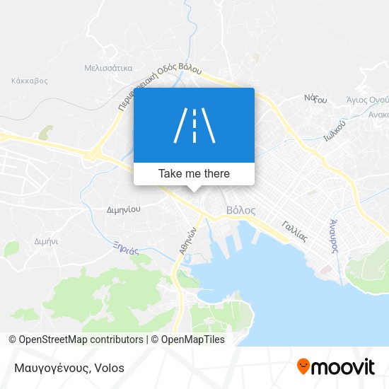 Μαυγογένους map