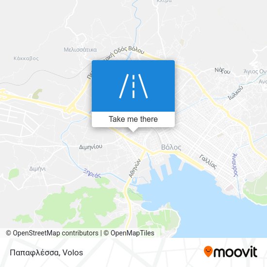 Παπαφλέσσα map