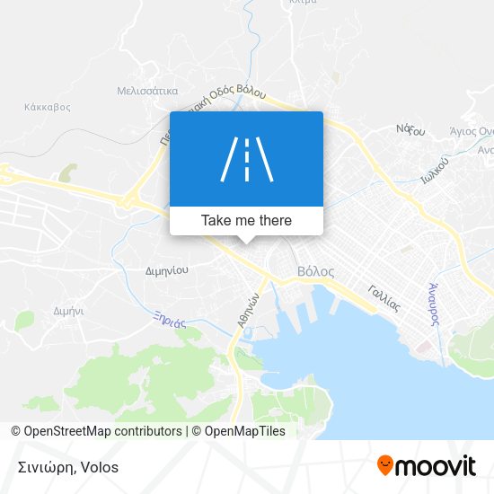Σινιώρη map