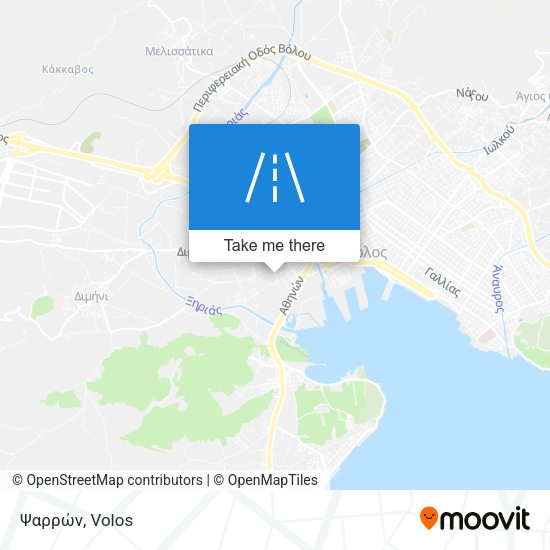 Ψαρρών map