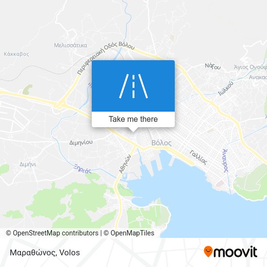 Μαραθώνος map