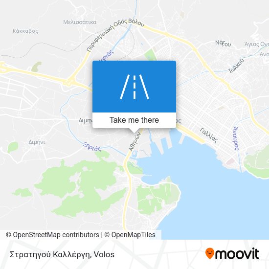 Στρατηγού Καλλέργη map