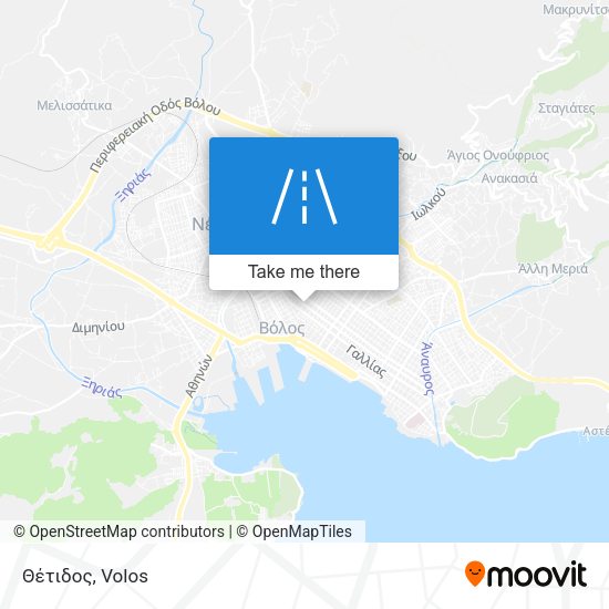Θέτιδος map