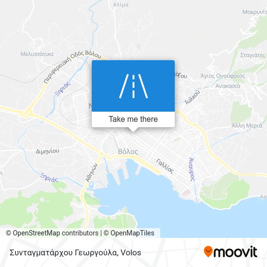 Συνταγματάρχου Γεωργούλα map