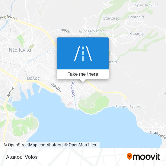Αιακού map