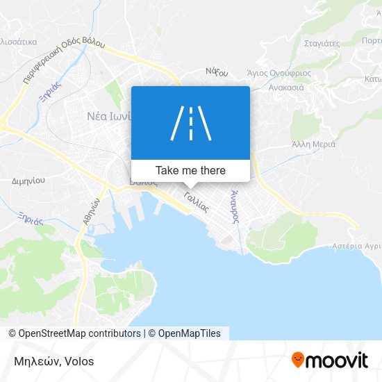Μηλεών map