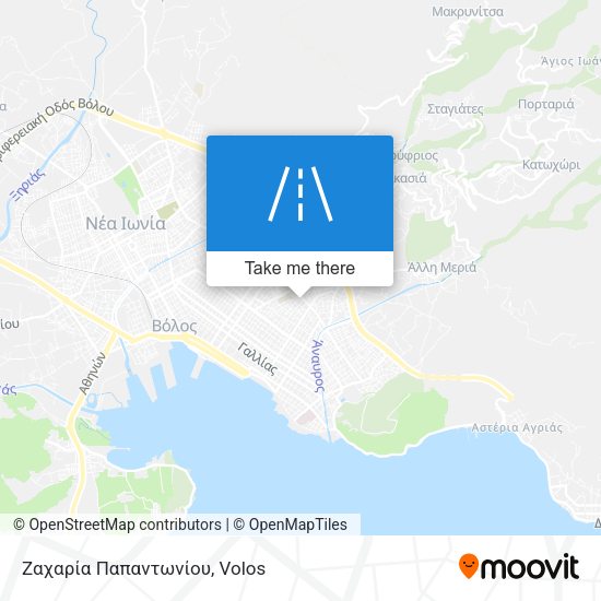 Ζαχαρία Παπαντωνίου map