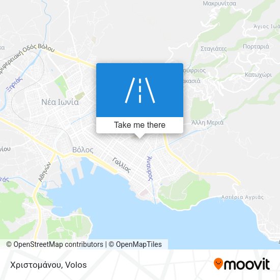 Χριστομάνου map