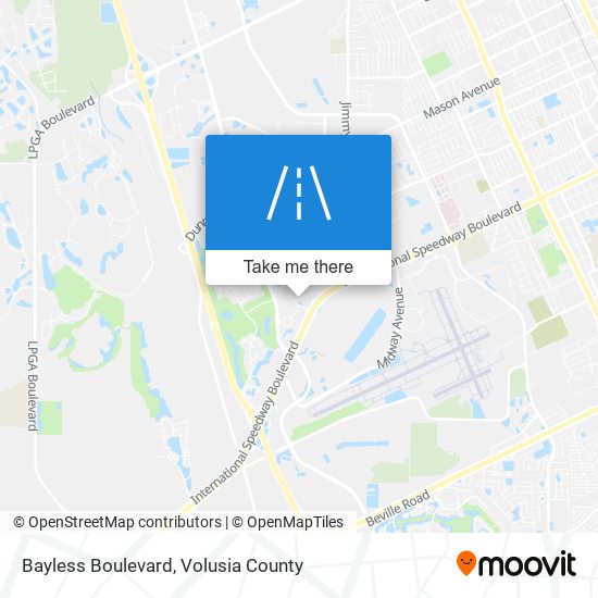 Bayless Boulevard map