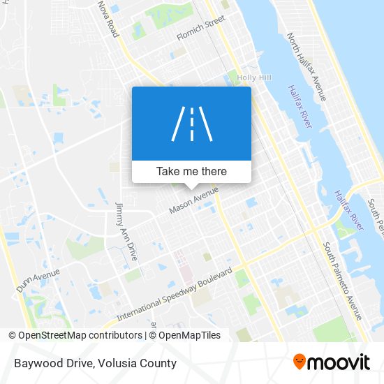 Baywood Drive map