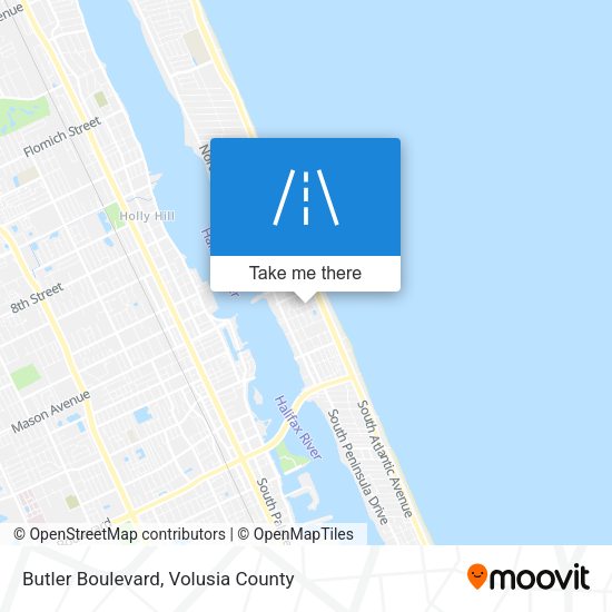 Butler Boulevard map