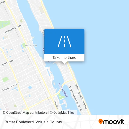 Butler Boulevard map