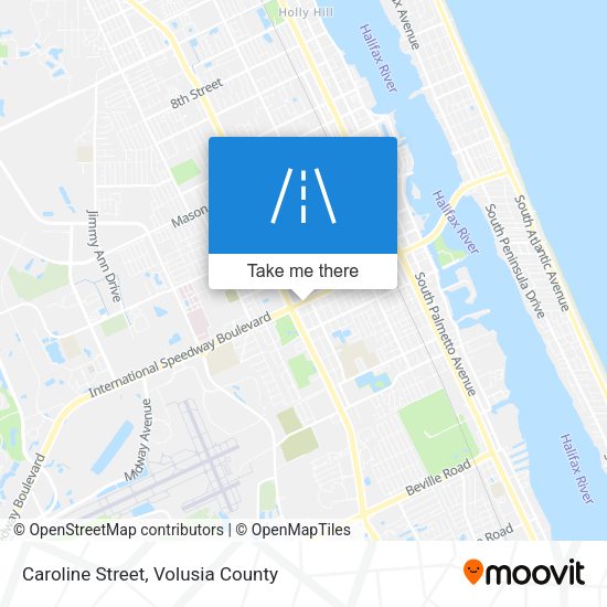 Caroline Street map