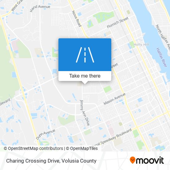 Charing Crossing Drive map